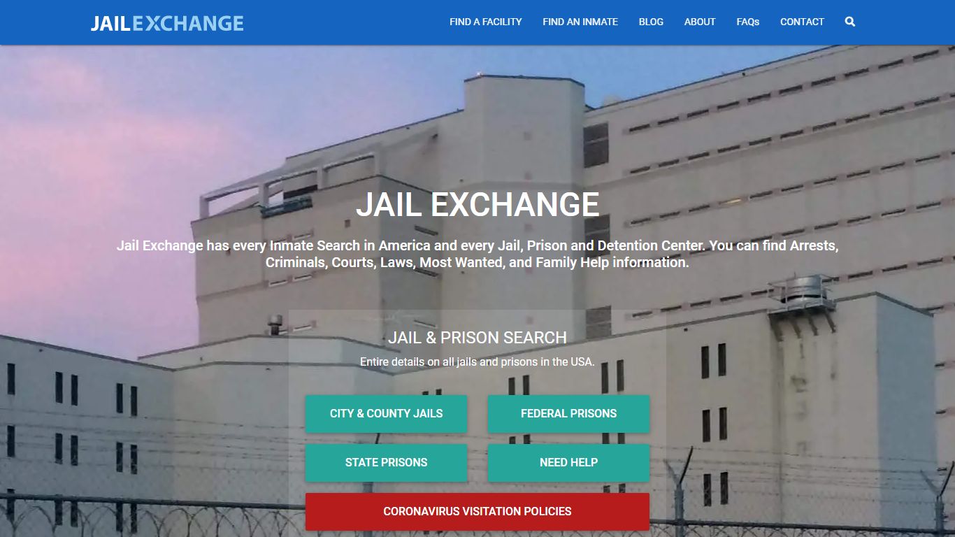 Washington County Correctional Facility, PA Inmate Search, Information
